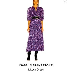 ❌SOLD❌Isabel Marant Likoya etoile cotton maxi dress